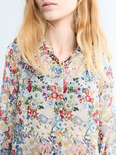 Khaite - Goya Top in Cream Multi