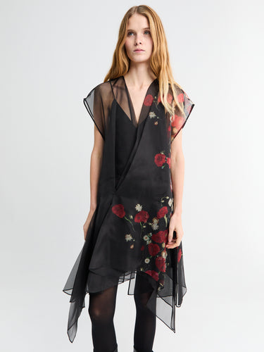 Merith Dress Black and Red