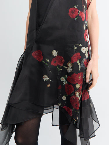 Merith Dress Black and Red
