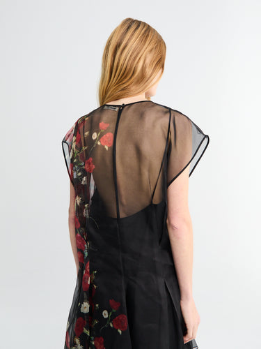 Khaite - Merith Dress Black and Red Stoy Khaite - Merith Dress Black and Red Stoy