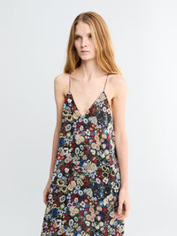 Khaite - Taja Dress in Black Multi