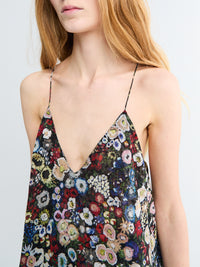 Khaite - Taja Dress in Black Multi