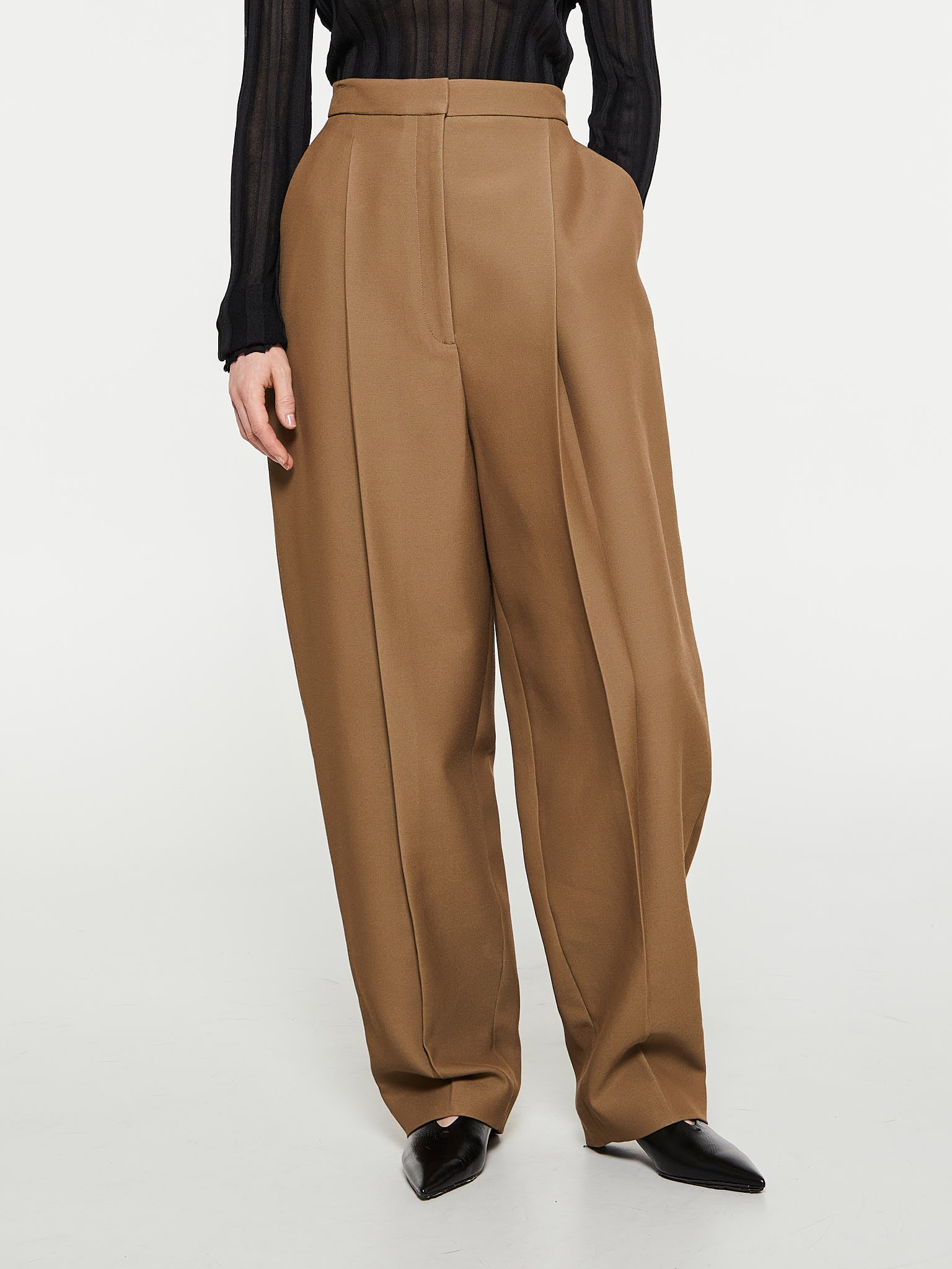 Khaite - Ashford Pants in Brown