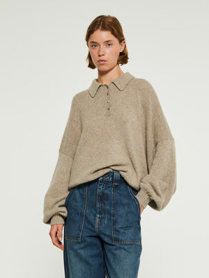 Khaite Rene Sweater in Beige – Stoy