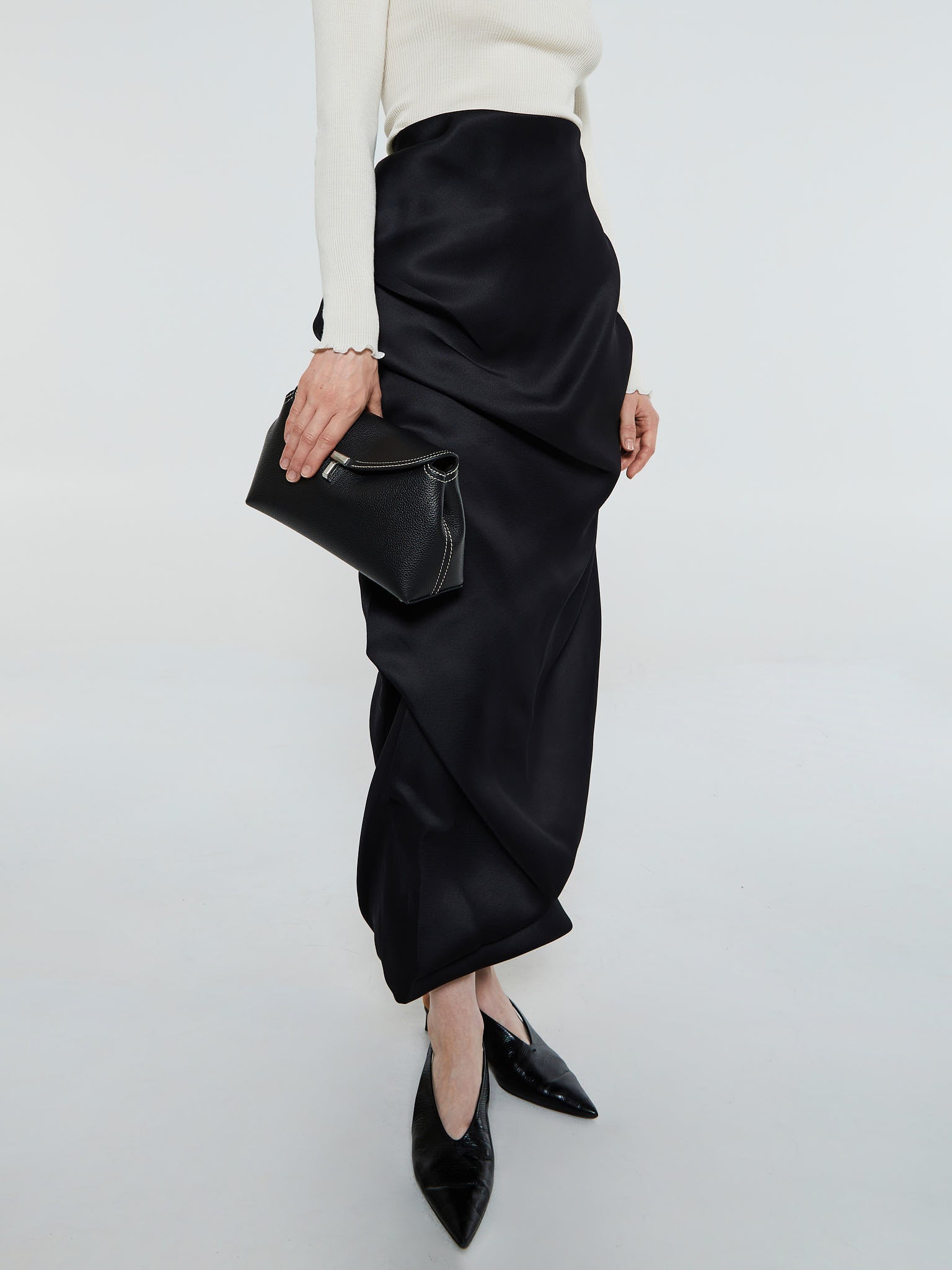 Khaite - Olula Skirt in Black