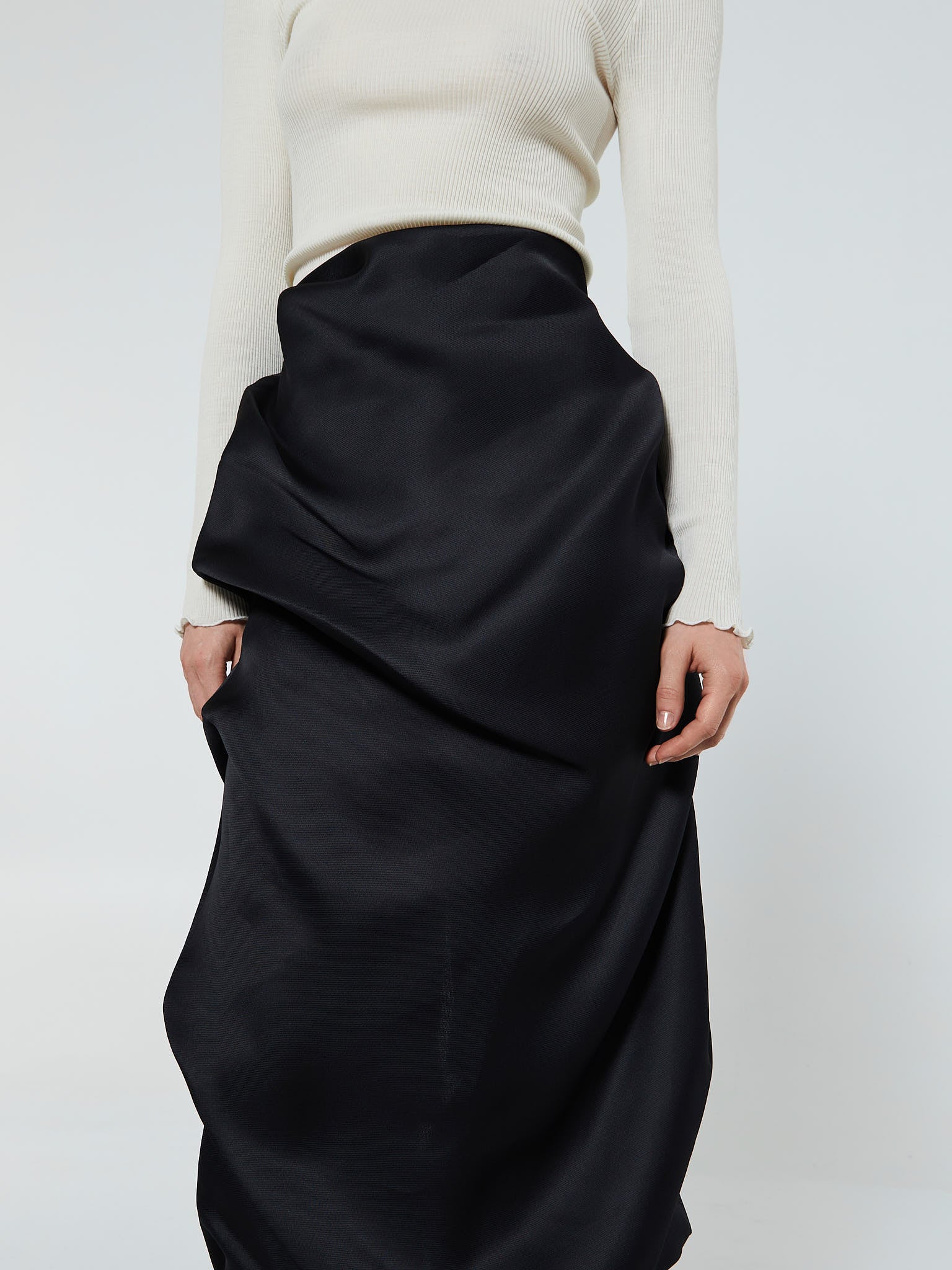 Khaite - Olula Skirt in Black