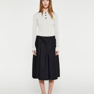 Khaite - Lennox Skirt in Black