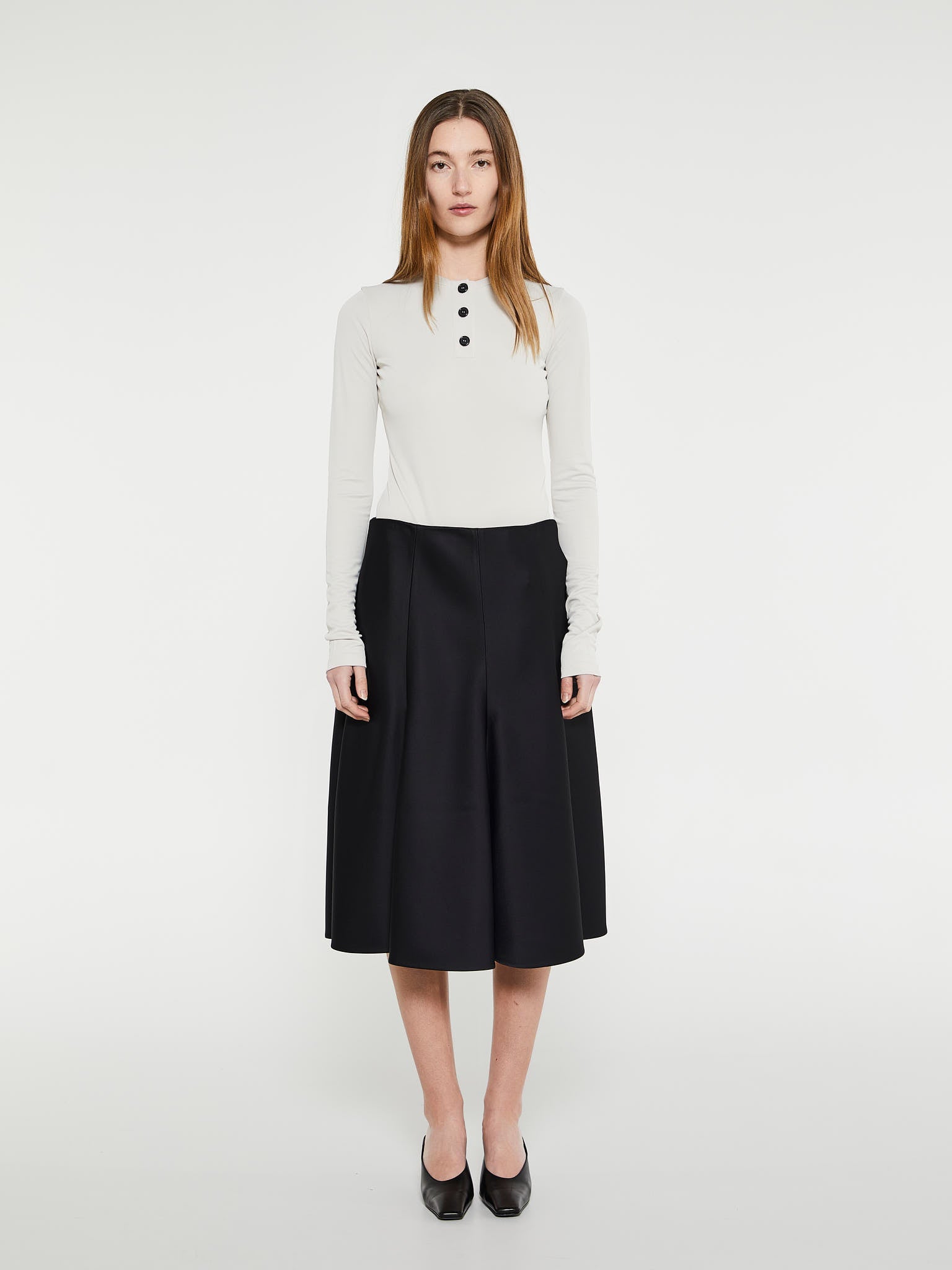 Khaite - Lennox Skirt in Black