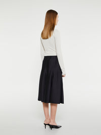 Khaite - Lennox Skirt in Black