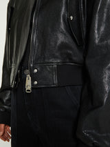 Khaite - Kember Leather Jacket in Black