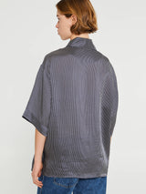 Khaite - Owen Top in Navy and White