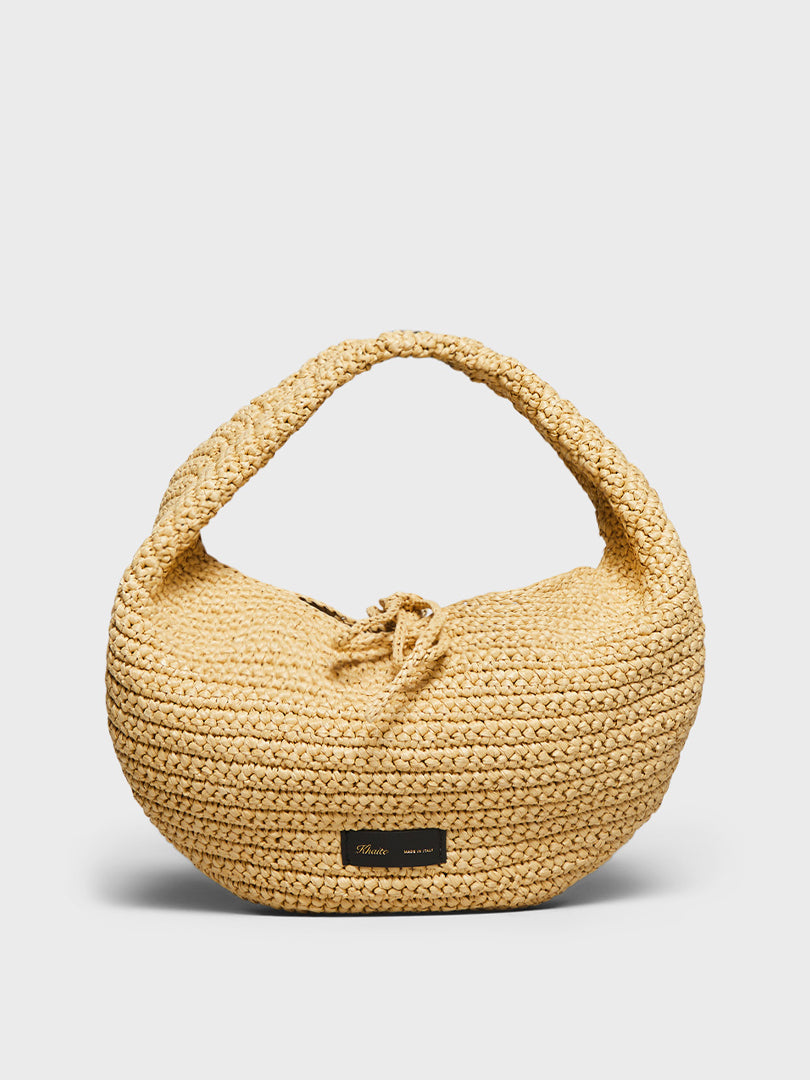 Khaite - Olivia Hobo Medium Bag in Natural