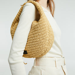 Khaite - Olivia Hobo Medium Bag in Natural