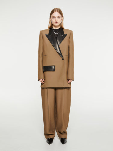 Khaite - Jacobson Blazer in Toffee