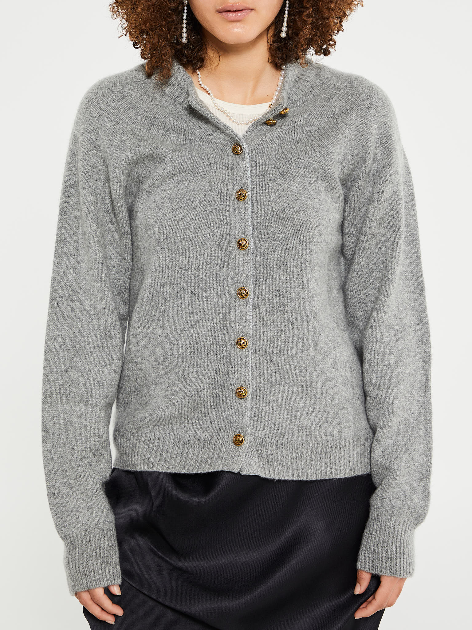 Khaite - Ambre Cardigan in Granite