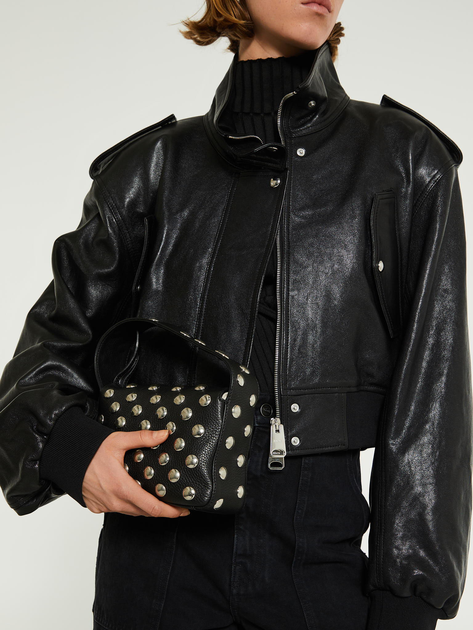 Elena Small Handbag in Black