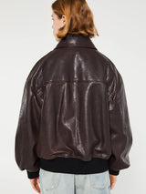 Khaite - Shelman Jacket in Dark Brown