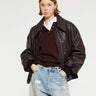 Khaite - Shelman Jacket in Dark Brown