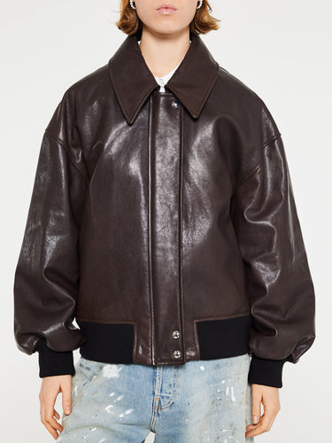 Khaite - Shelman Jacket in Dark Brown