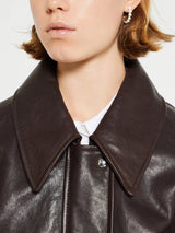 Khaite - Shelman Jacket in Dark Brown