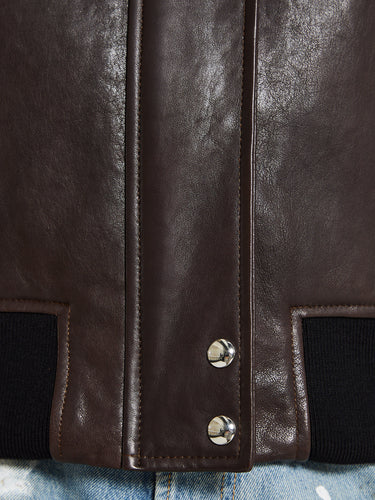 Khaite - Shelman Jacket in Dark Brown
