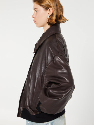 Khaite - Shelman Jacket in Dark Brown