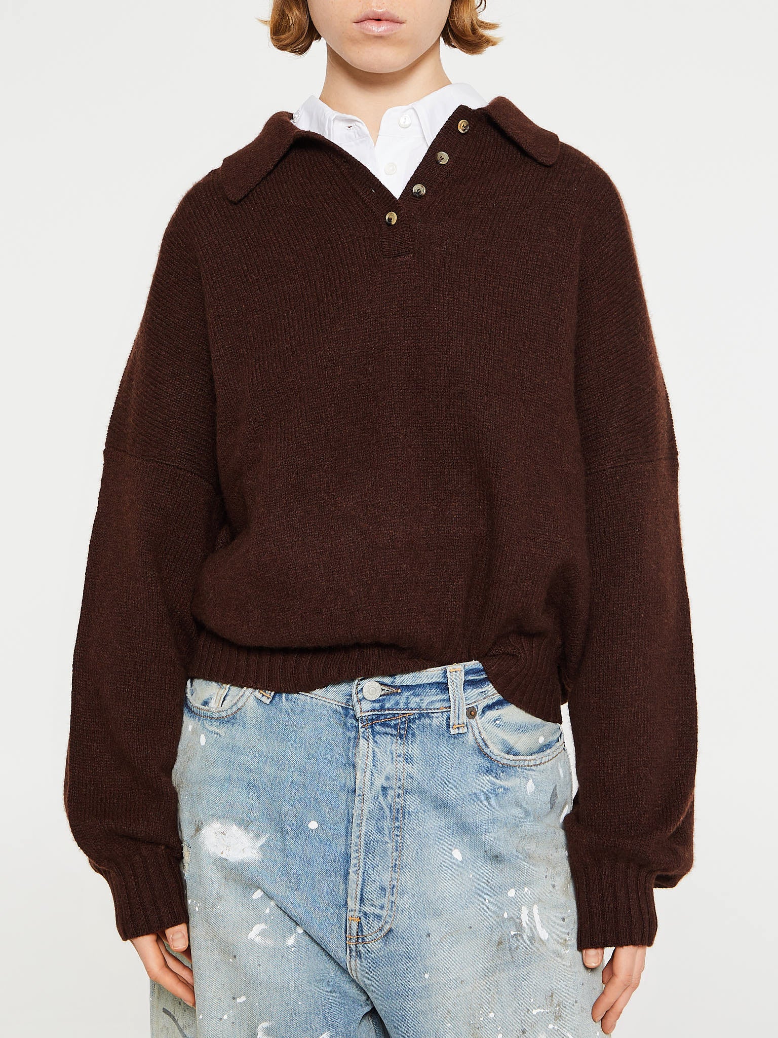 Khaite - Rene Sweater in Rosewood