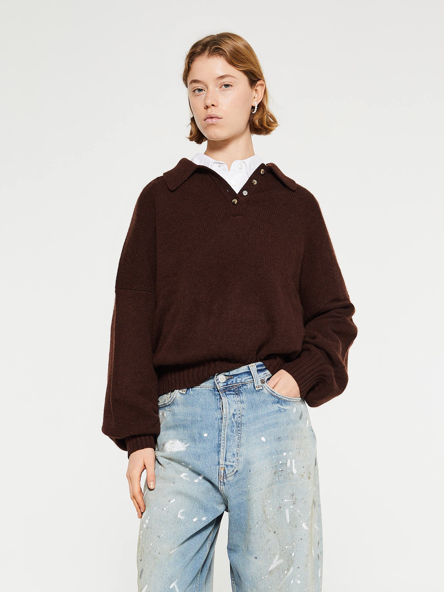 Khaite - Rene Sweater in Rosewood