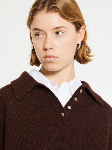 Khaite - Rene Sweater in Rosewood