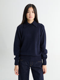 Khaite - Jackson Sweater in Midnight Navy