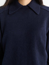Khaite - Jackson Sweater in Midnight Navy