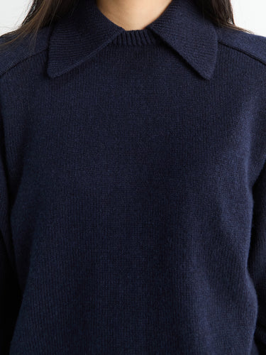 Khaite - Jackson Sweater in Midnight Navy