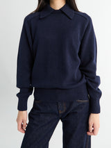 Khaite - Jackson Sweater in Midnight Navy