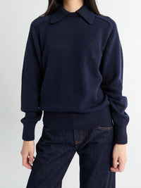 Khaite - Jackson Sweater in Midnight Navy