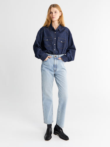 Khaite - Abigail Stretch Jeans in Bryce