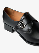 Kristian-Kristian - Men's Pedestrian Single Monk Strap in Black