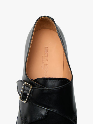 Kristian-Kristian - Men's Pedestrian Single Monk Strap in Black