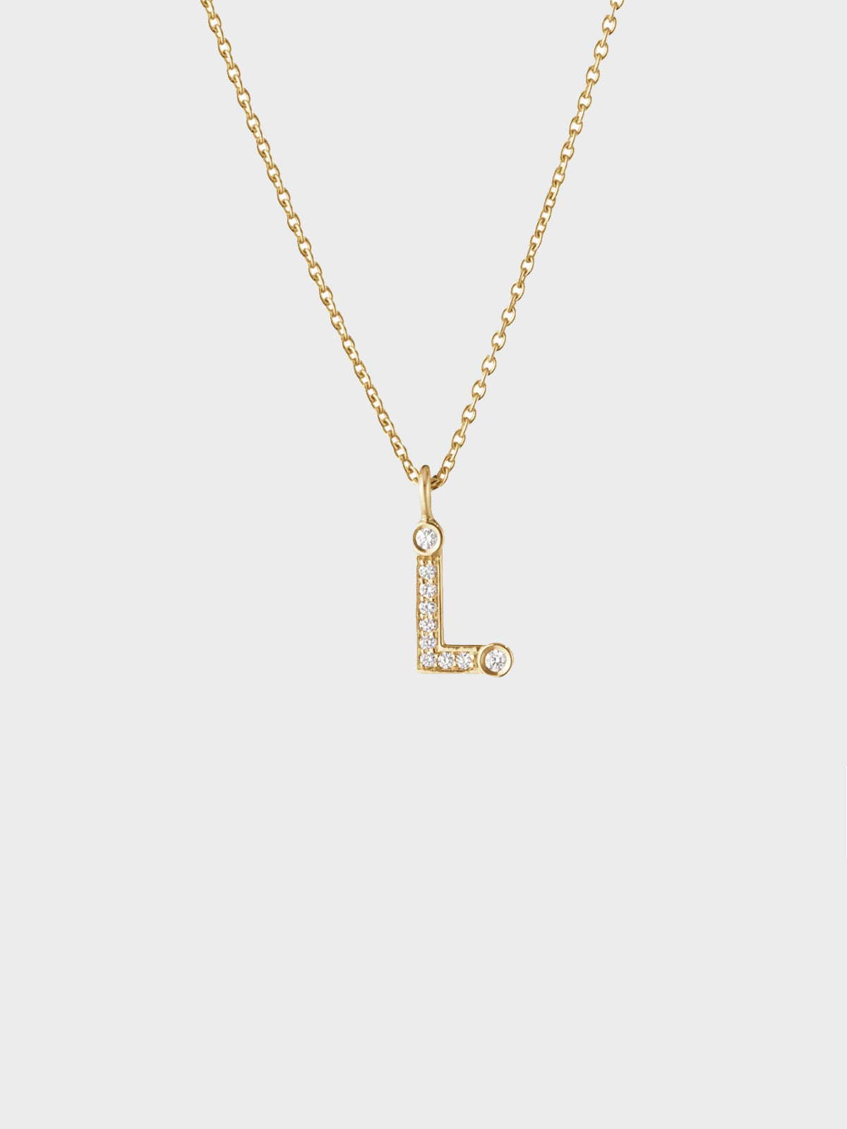 Sophie Bille Brahe - Simple L Necklace in 18K Yellow Gold