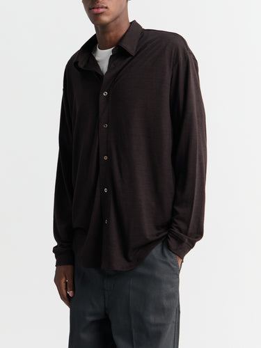Lady White Co. - Wool Button Up in Woodberry