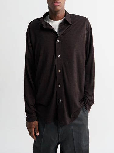 Lady White Co. - Wool Button Up in Woodberry