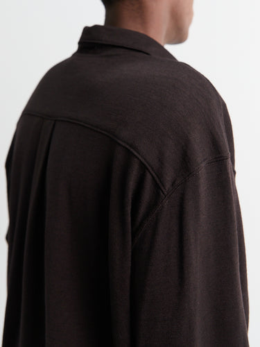 Lady White Co. - Wool Button Up in Woodberry