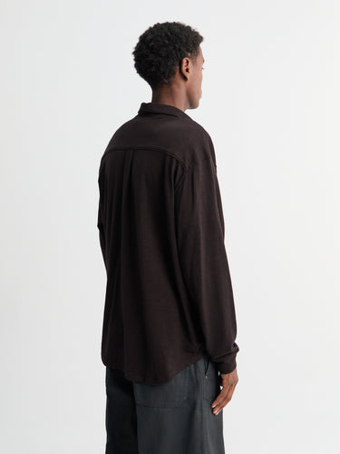 Lady White Co. - Wool Button Up in Woodberry