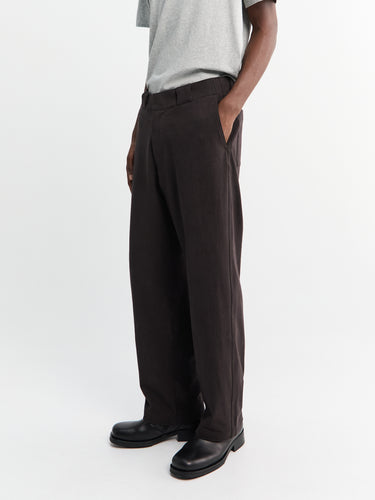 Lady White Co. - Jersey Trousers in Black Mushroom