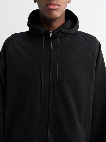 Lady White Co. - Jersey Parka in Black