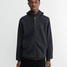 Lady White Co. - Wool Zip Hoodie in Charcoal