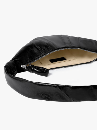 Lemaire - Small Croissant Bag in Black