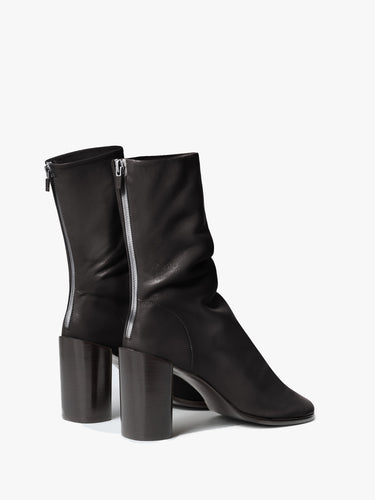 Lemaire - Glove Ankle Boots 80 in Dark Chocolate