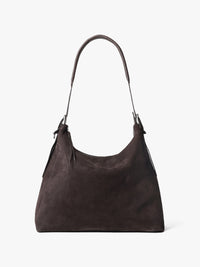 Lemaire - Belted Hobo Bag in Ebony Brown