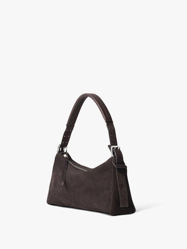 Lemaire - Belted Baguette Bag in Ebony Brown