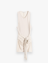Lemaire - Sleeveless Wrap Top in Cream